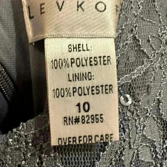 - Bill Levkoff Long Formal Sequin and Lace Bridesmaid, Size 10, Pre-Owned - Picture 9 of 10